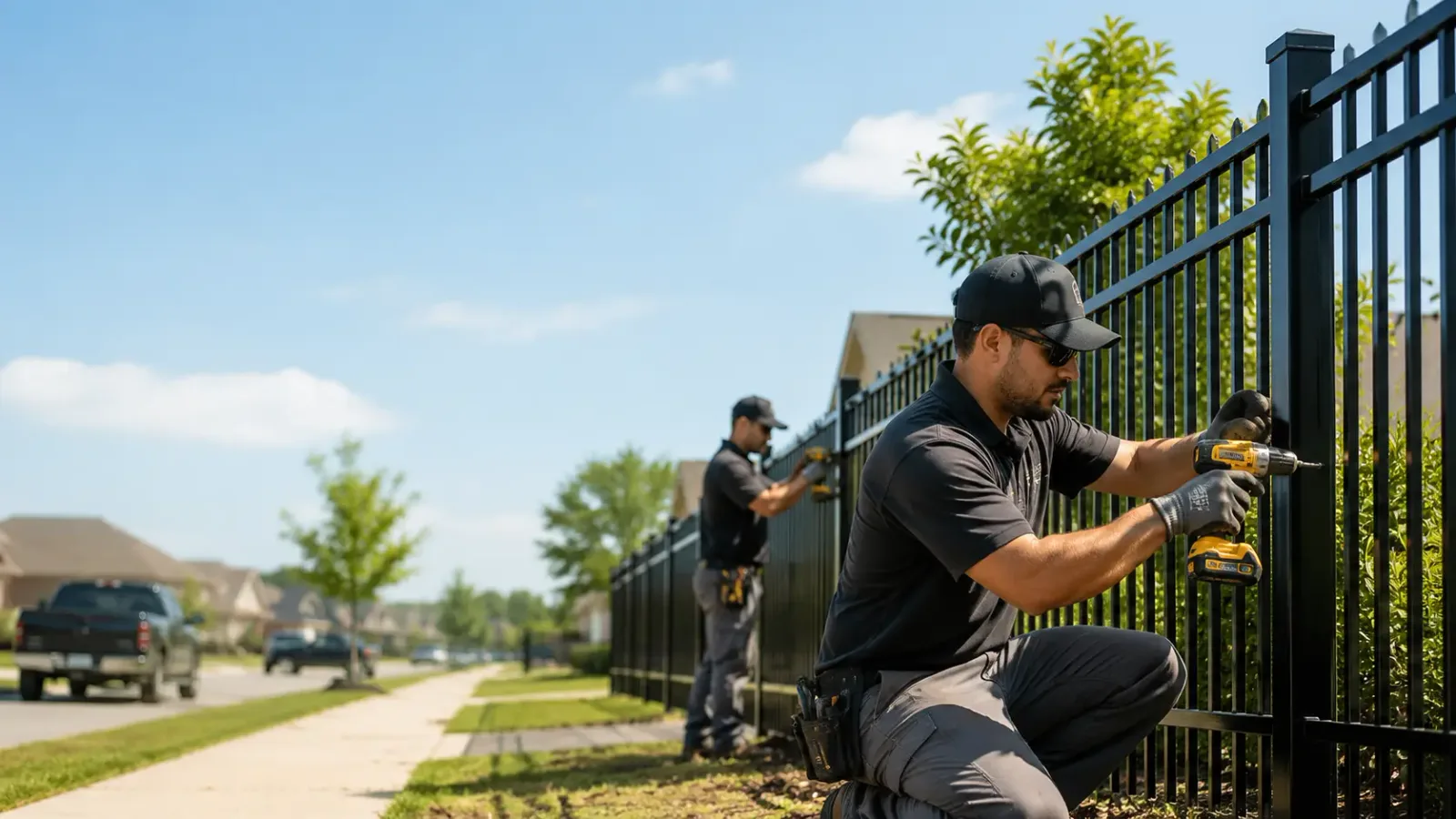 Metal Fence Installation in Pandora, TX